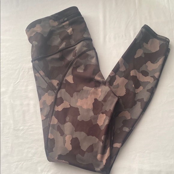 Athleta Gray & Brown high -Waist Leggings - Picture 8 of 11